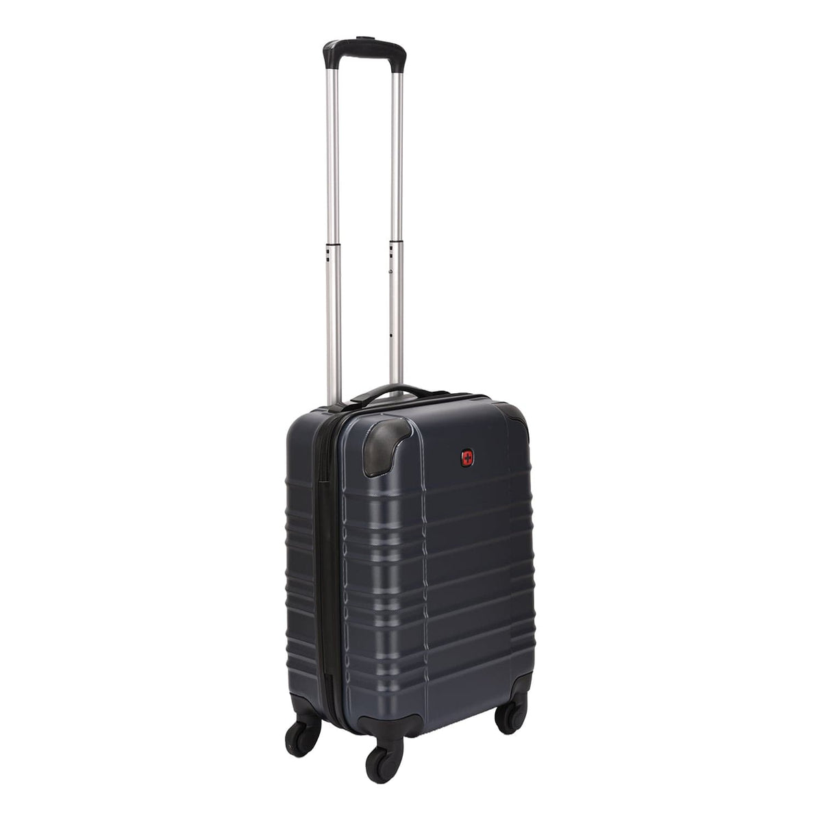 Wenger Amplar 3 Piece 53+65+75cm Hardside Non-Expandable Check-In Luggage Trolley Set Navy Blue - 653150
