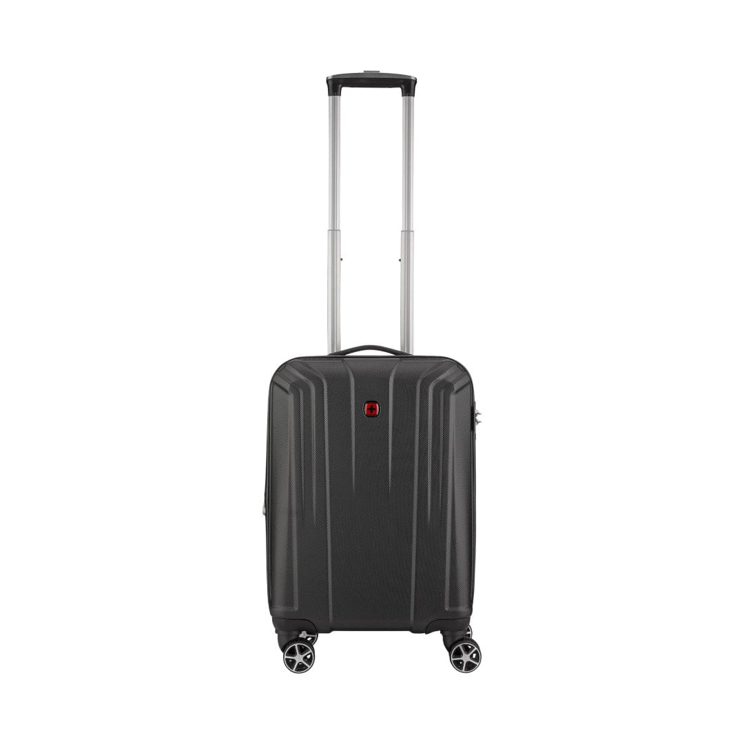 Wenger Destination 3 Piece 55+67+77cm Hardside Expandable Check-In Luggage Trolley Set Black - 612343-2
