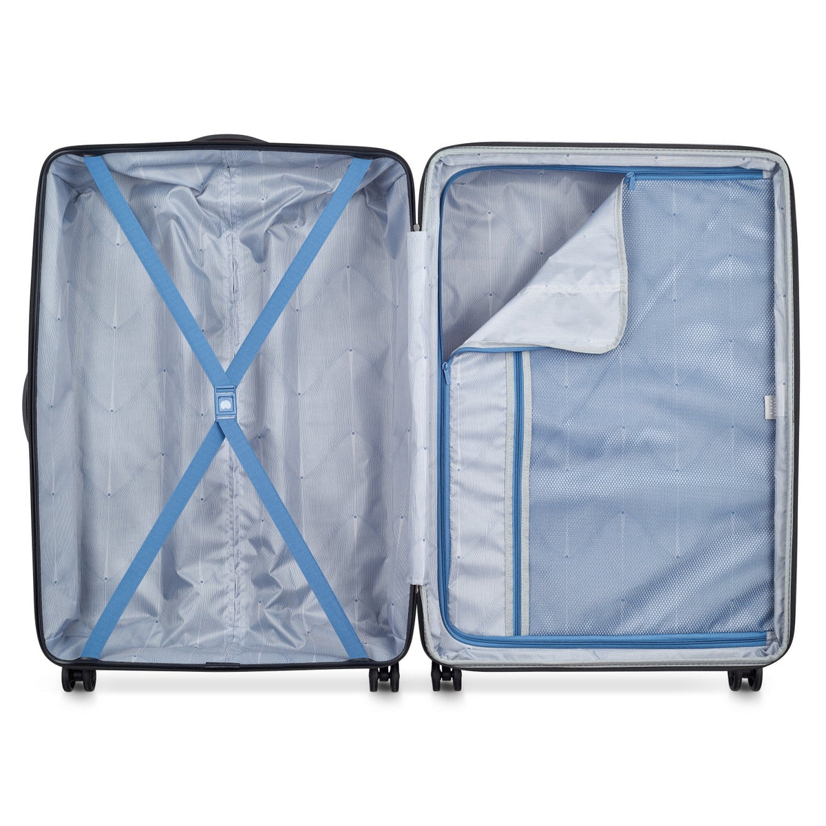 Delsey Paris Tiphanie 3 Piece Expandable Steel Blue Luggage