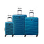 Delsey Paris Tiphanie 3 Piece Expandable Steel Blue Luggage