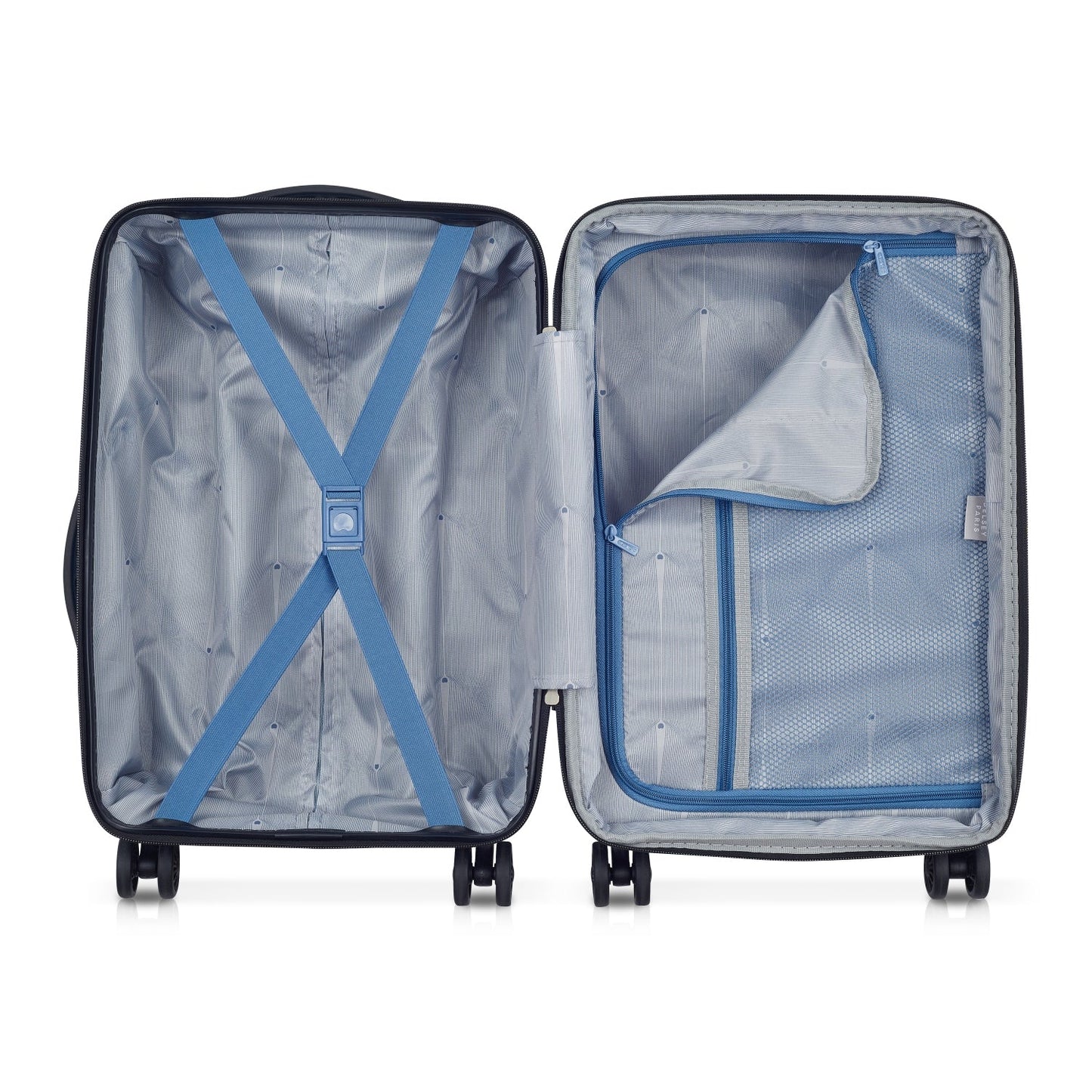 Delsey Paris Tiphanie 3 Piece Expandable Aqua Luggage
