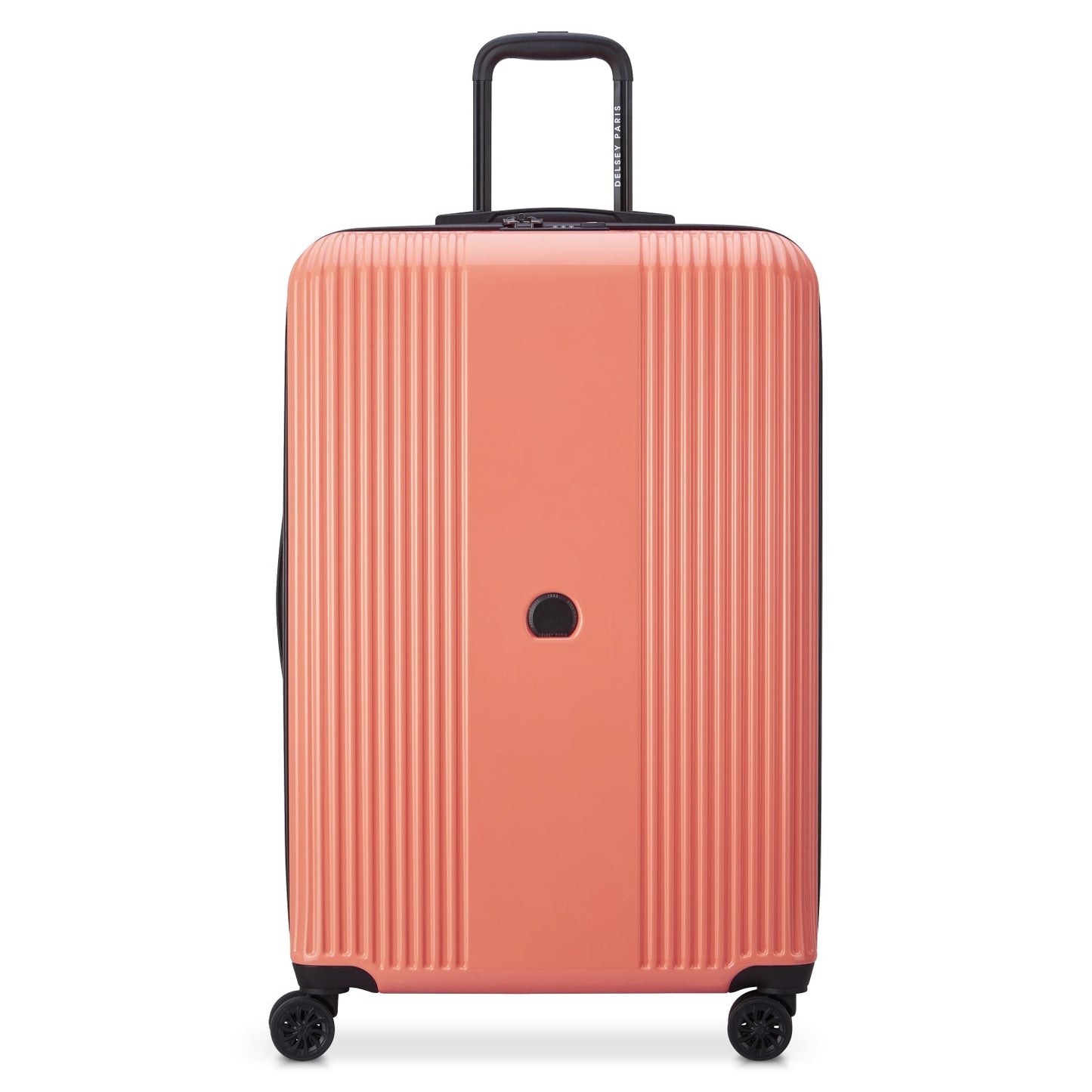 Delsey Paris Ophelie 3 Piece Expandable Glossy Pink Luggage