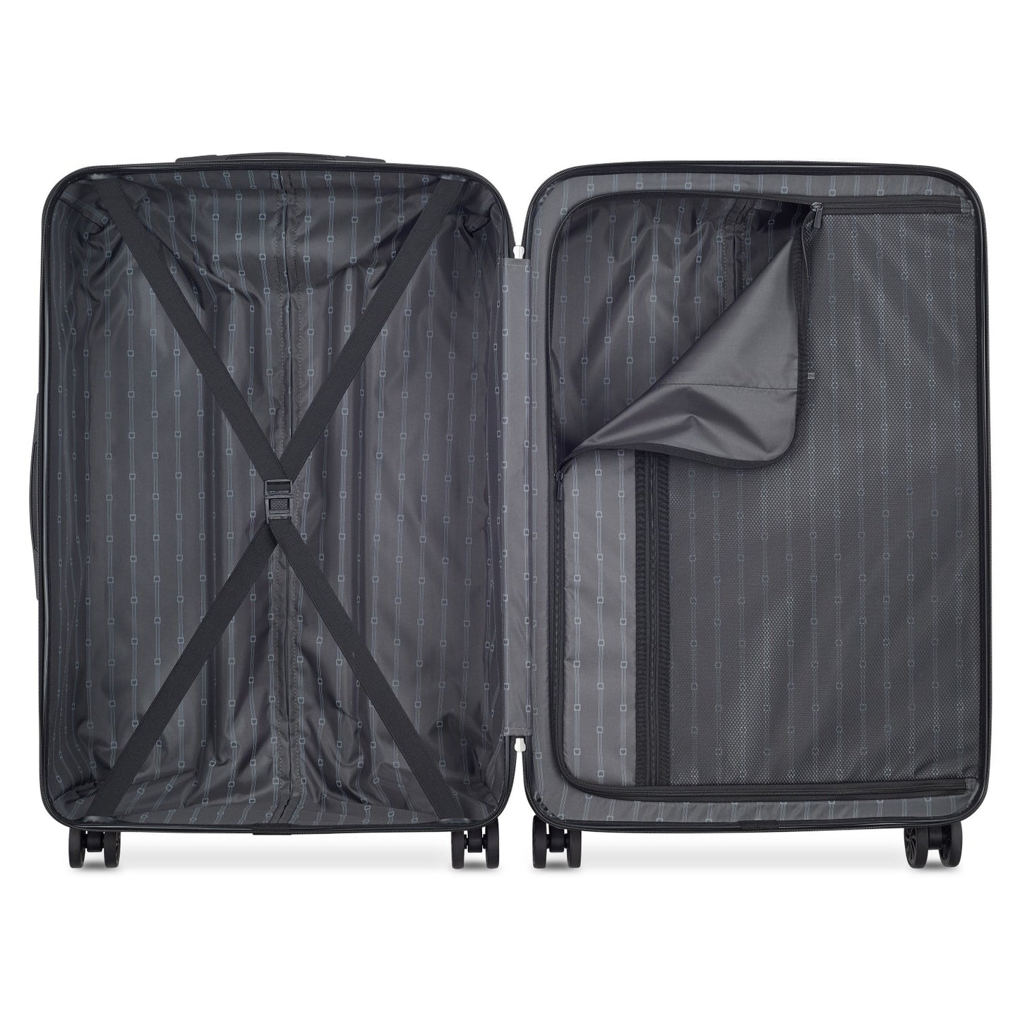 Delsey Paris Ophelie 3 Piece Expandable Glossy Pink Luggage