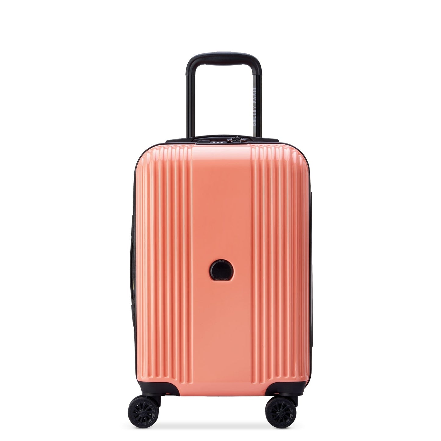 Delsey Paris Ophelie 3 Piece Expandable Glossy Pink Luggage