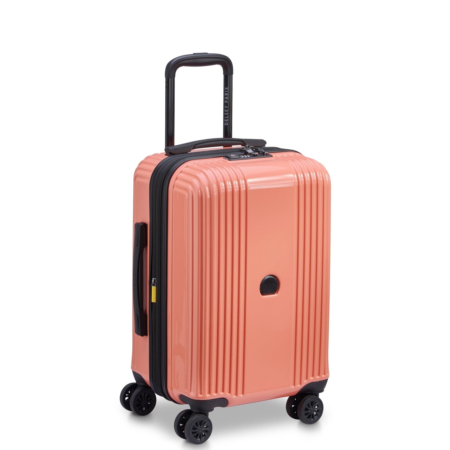 Delsey Paris Ophelie 3 Piece Expandable Glossy Pink Luggage