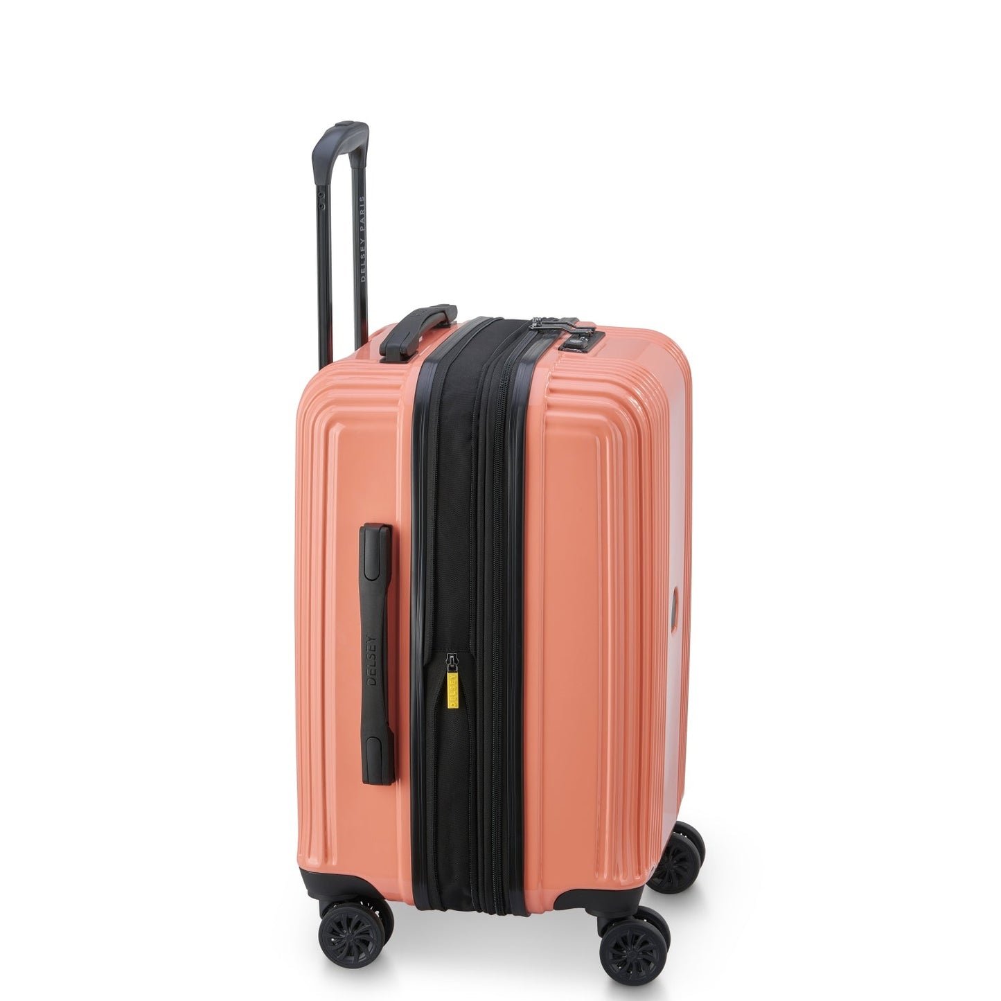 Delsey Paris Ophelie 3 Piece Expandable Glossy Pink Luggage