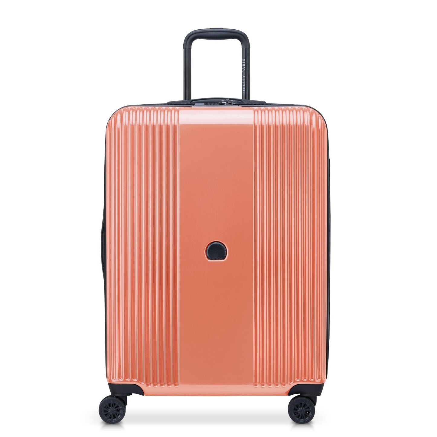 Delsey Paris Ophelie 3 Piece Expandable Glossy Pink Luggage