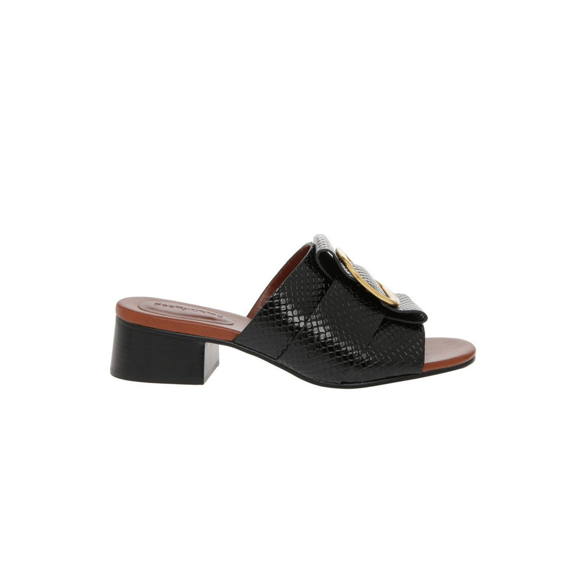 SEE BY CHLOE TEXAN CALF SANDALS BLACK  - SB34072A-11122-999-38