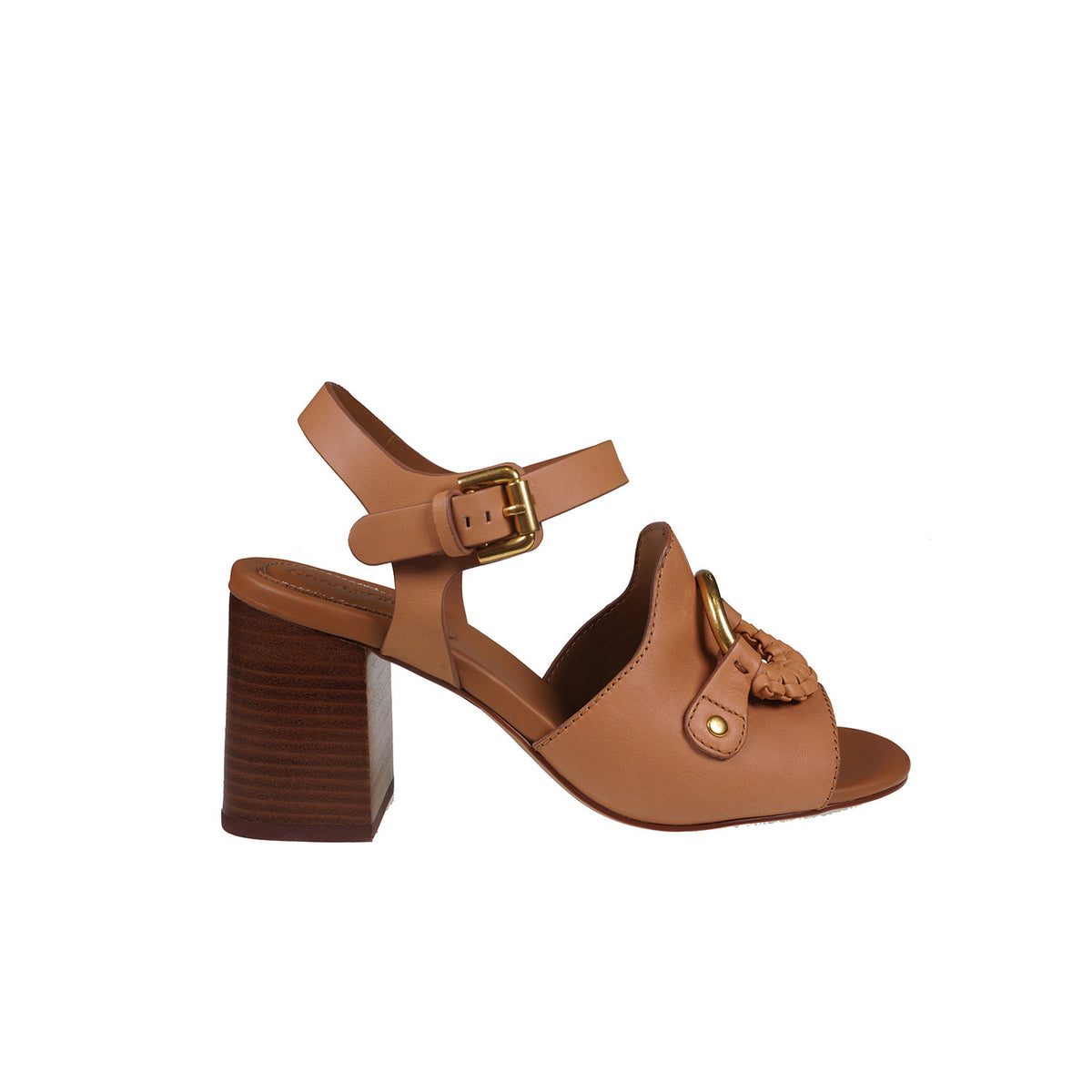 SEE BY CHLOE TEXAN CALF SANDALS BROWN - SB34061A-11161-533-37