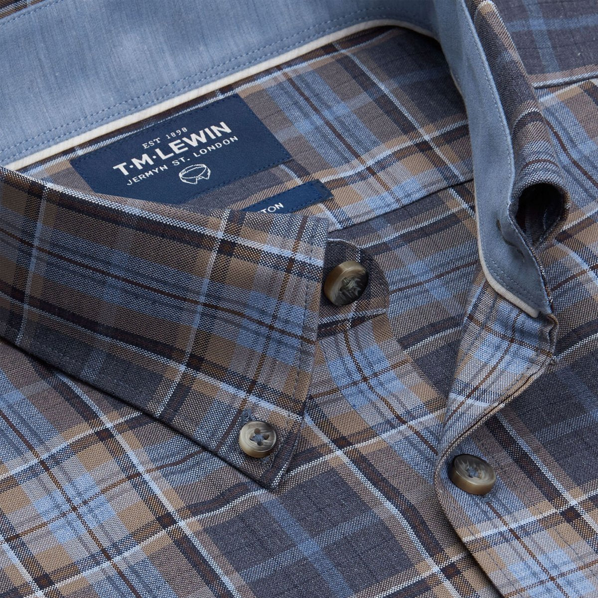 T.M.Lewin-Bd-Check-Casual-Shirt-Brown-and-Blue-71978-009