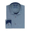 T.M.Lewin 3D Text Smart Casual Shirt - Blue and Grey - 71979 002