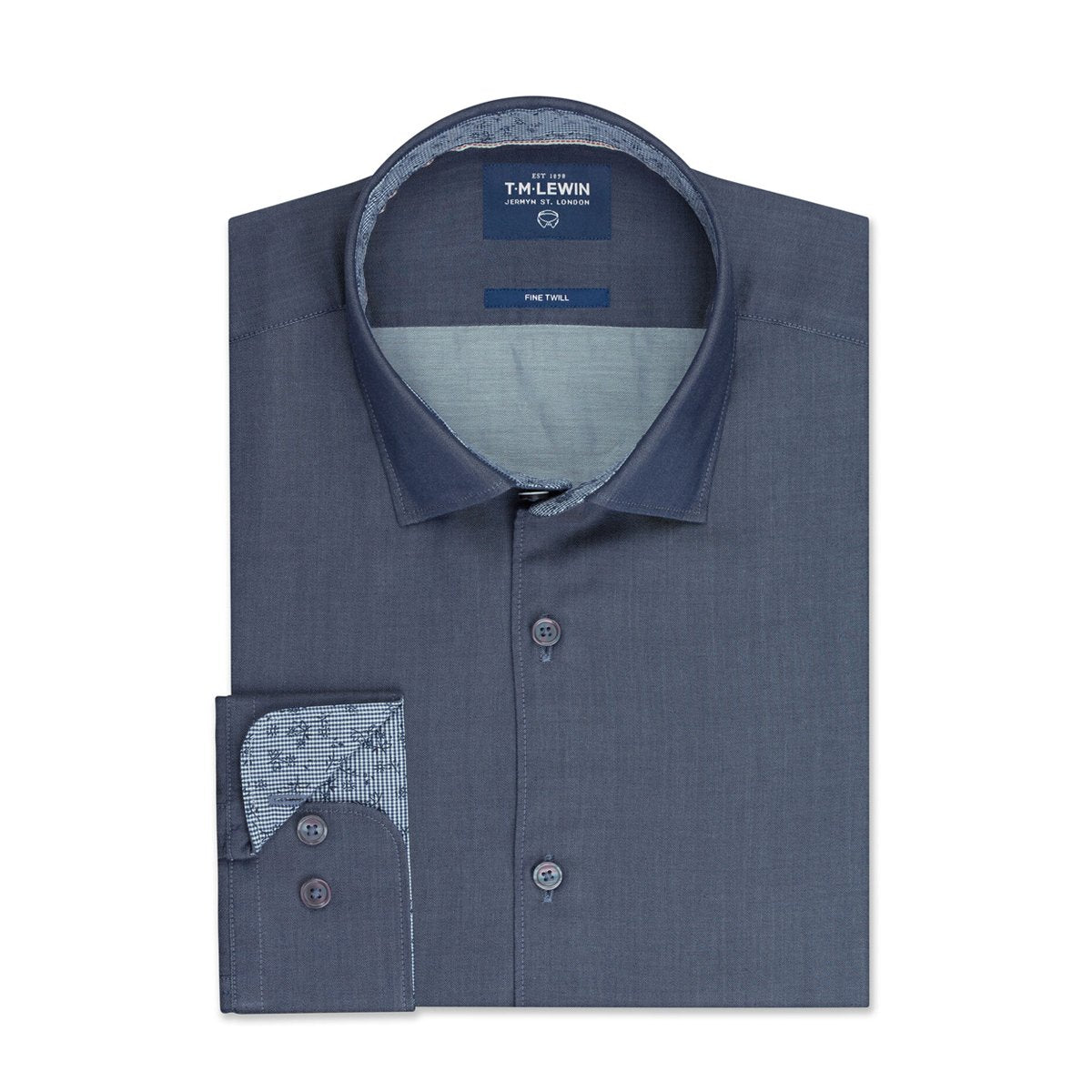 T.M.Lewin-Smart-Denim-Casual-Shirt-Blue-71986-002