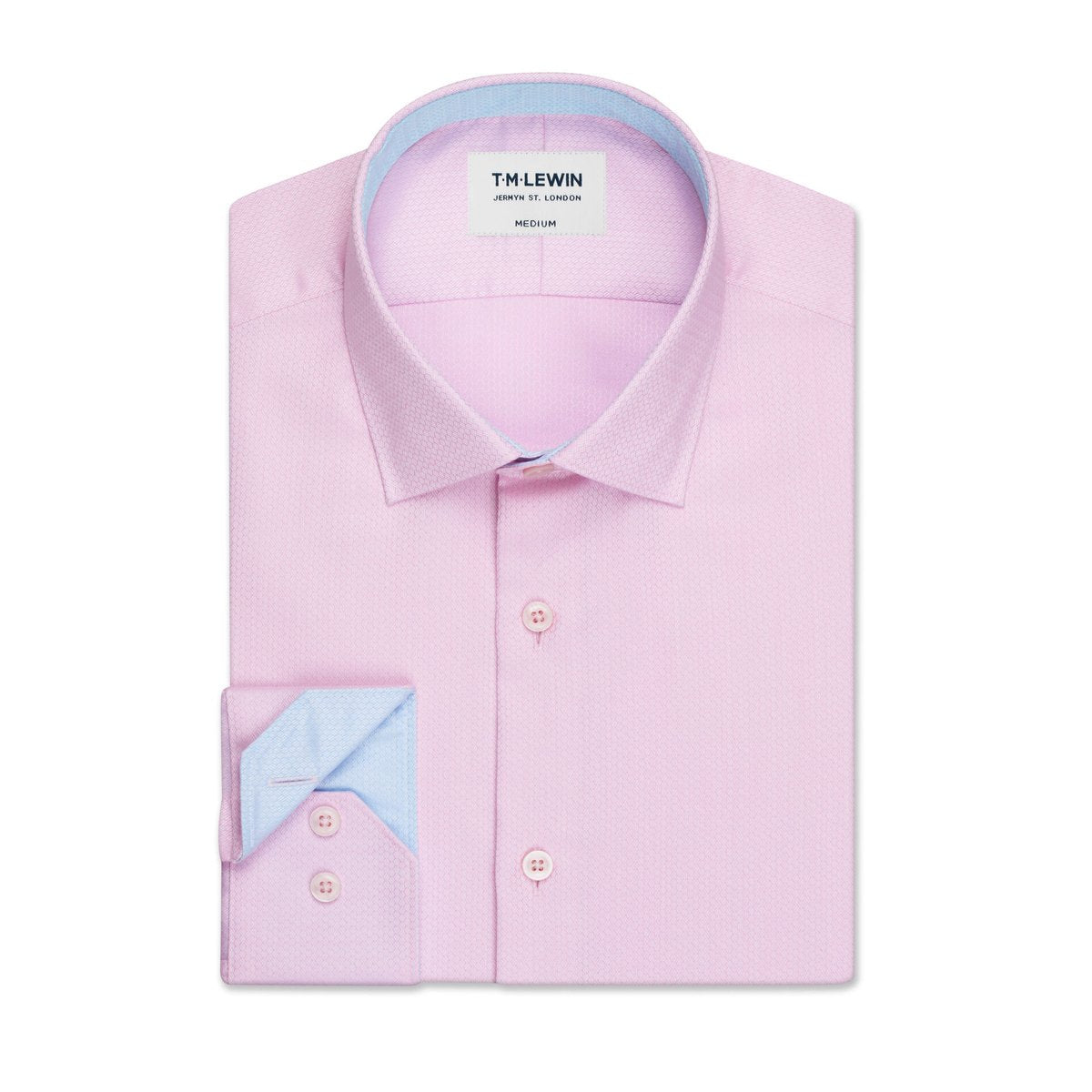 T.M.Lewin-Slim-Fit-Plain-Dobby-Shirt-Pink-72812-003