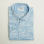 MILLENNIAL COLOUR COLLECTION FLORAL BLUE SINGLE CUFF SHIRT