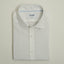 SHORT SLEEVE COTTON LINEN SLIM FIT WHITE SHIRT