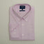 OXFORD WEAVE SUPIM  COTTON SLIM FIT PINK BUTTON CUFF SHIRT