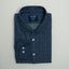 FLORAL SLIM FIT INDIGO SINGLE CUFF SHIRT