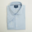 STAR TRIM SLIM FIT BLUE TWILL SINGLE CUFF SHIRT