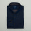 INDIGO DOUBLE-SIDED SLIM FIT NAVY SINGLE CUFF SHIRT