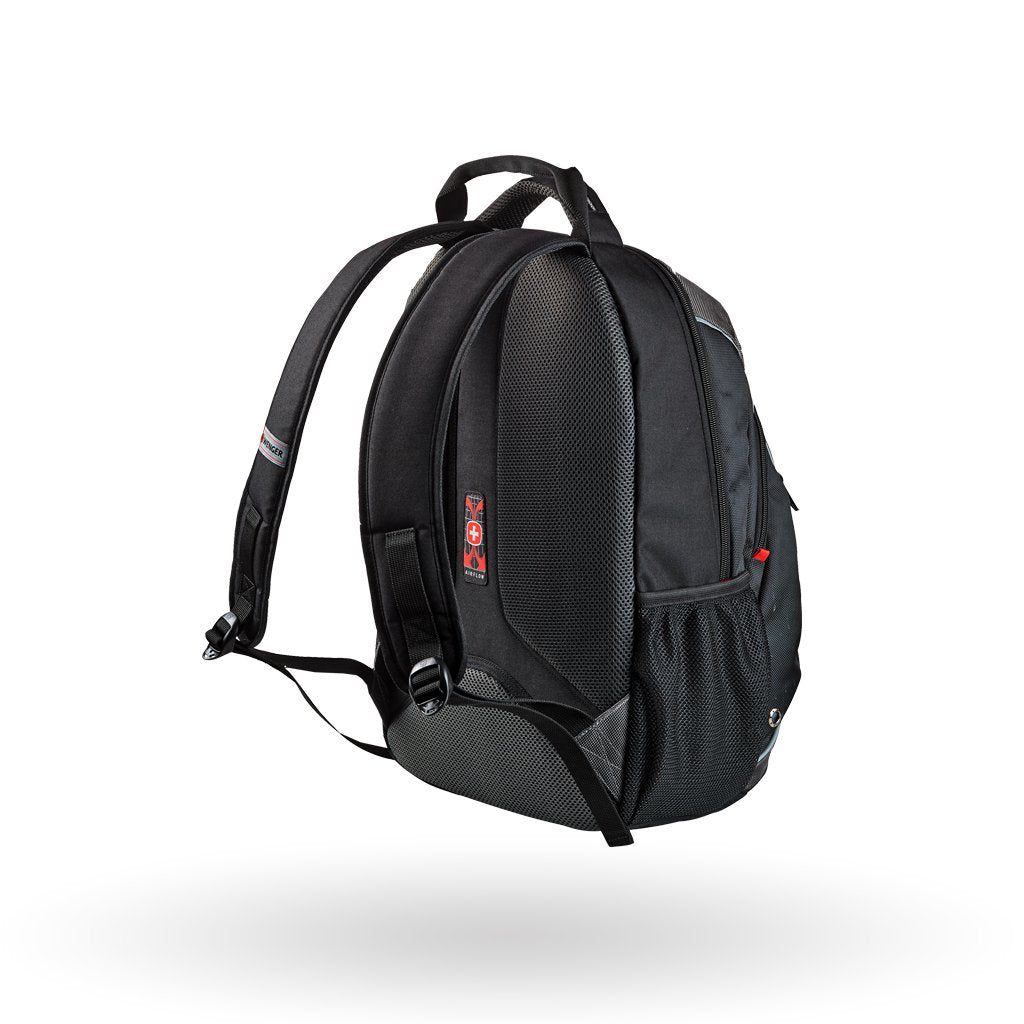 WENGER MERCURY ESSENTIAL 16 LAPTOP BACKPACK BLACK/GREY -604433