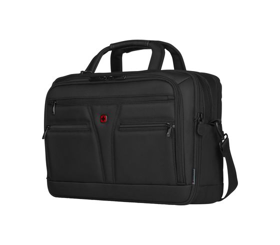 WENGER BC STAR 16 EXPANDABLE BRIEFCASE BLACK 606465
