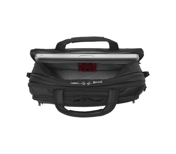 WENGER BC STAR 16 EXPANDABLE BRIEFCASE BLACK 606465