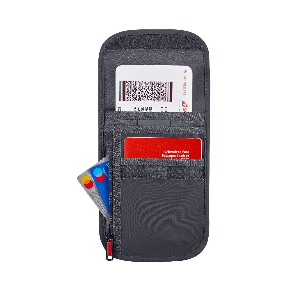 Wenger Travel Document Rfid Neck Pouch Grey - 611878