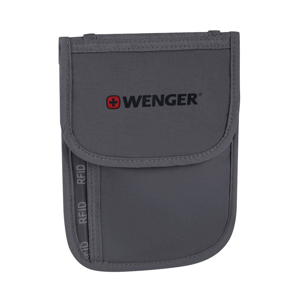 Wenger Travel Document Rfid Neck Pouch Grey - 611878