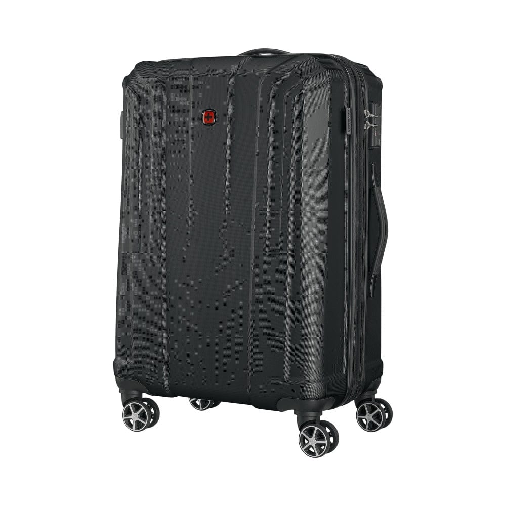 Wenger Destination Medium Hardside Expandable 67cm Check-In Luggage Trolley Black - 612347