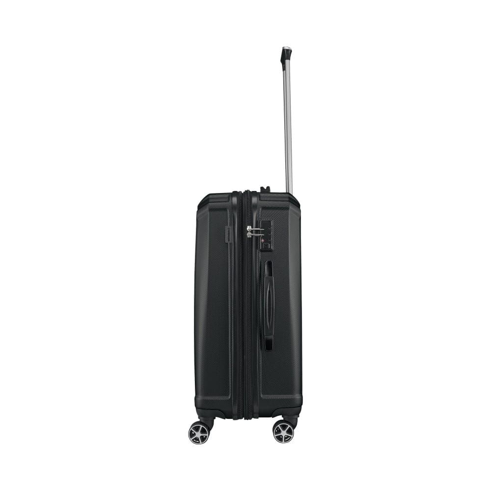 Wenger Destination Medium Hardside Expandable 67cm Check-In Luggage Trolley Black - 612347