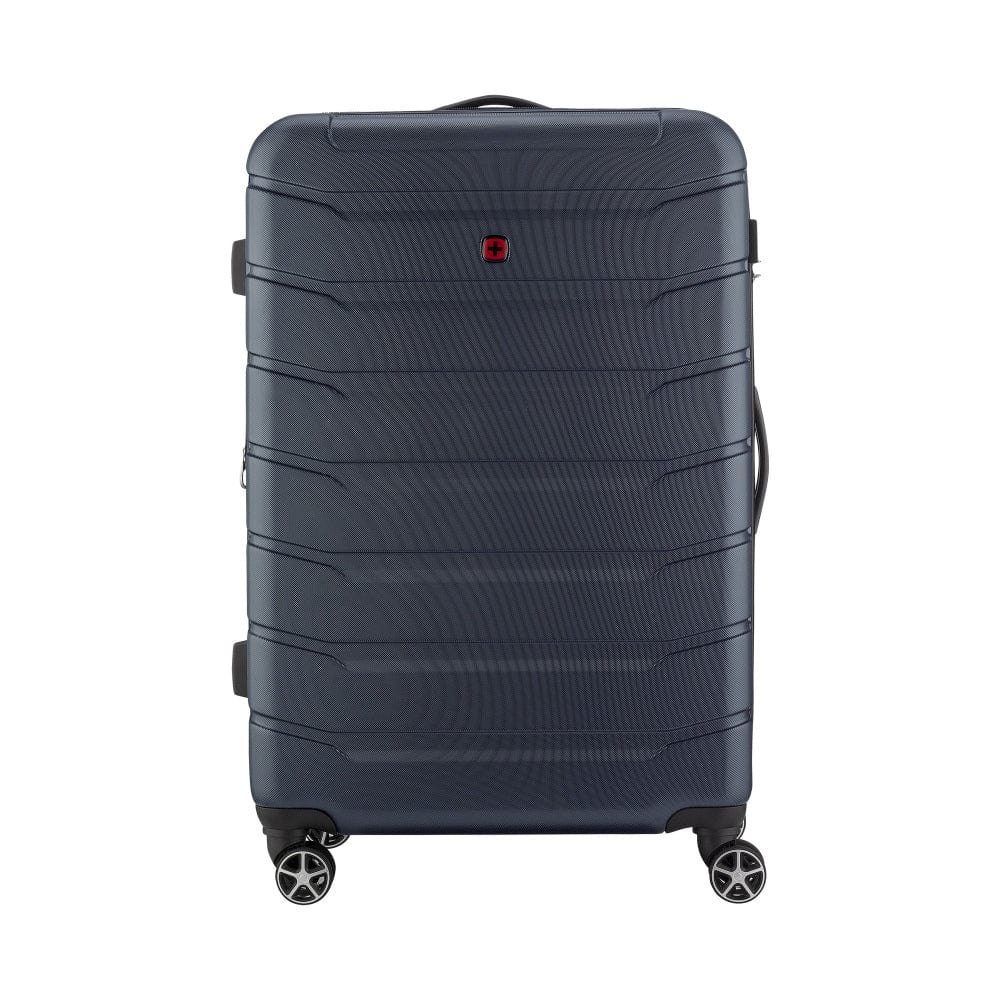 Wenger Vaiana Medium Hardside Expandable 78cm Check-In Luggage Trolley Navy Blue - 612356