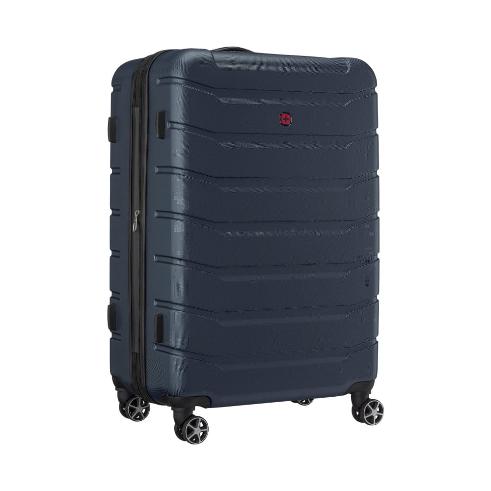 Wenger Vaiana Medium Hardside Expandable 78cm Check-In Luggage Trolley Navy Blue - 612356