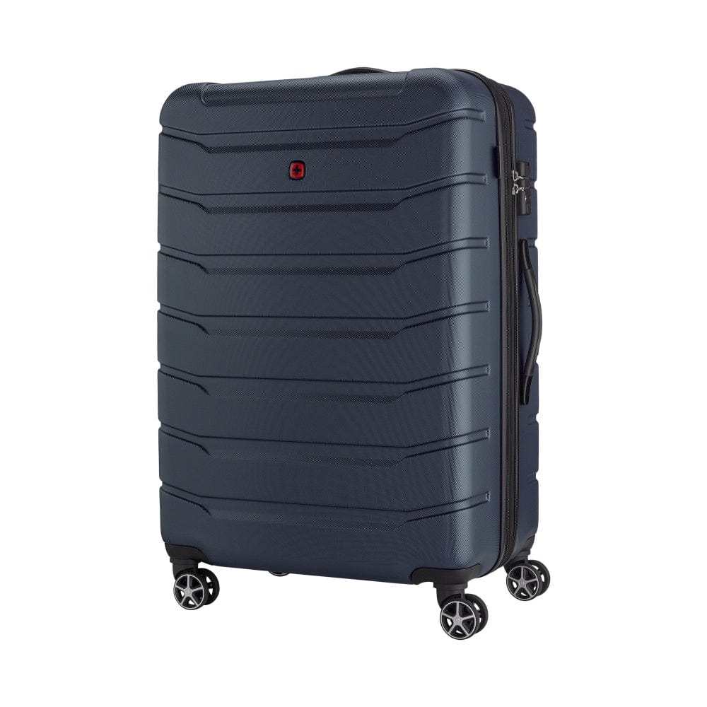 Wenger Vaiana Medium Hardside Expandable 78cm Check-In Luggage Trolley Navy Blue - 612356