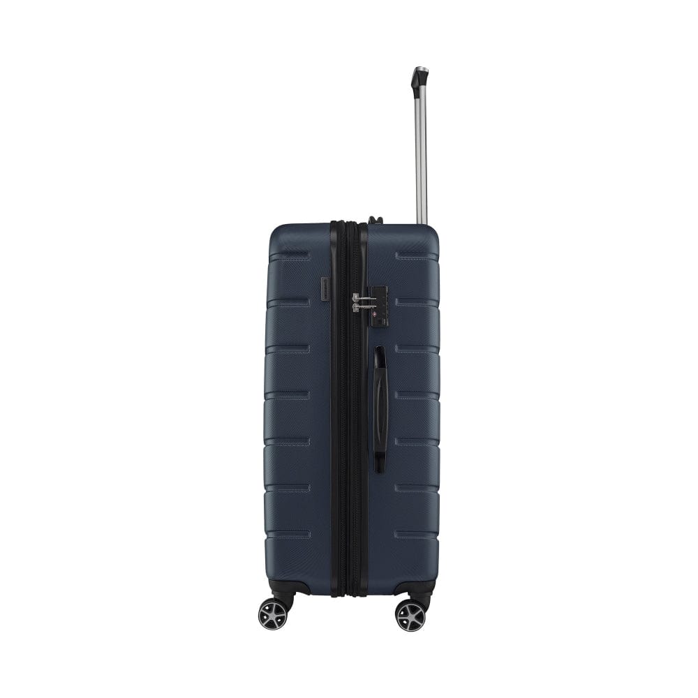 Wenger Vaiana Medium Hardside Expandable 78cm Check-In Luggage Trolley Navy Blue - 612356