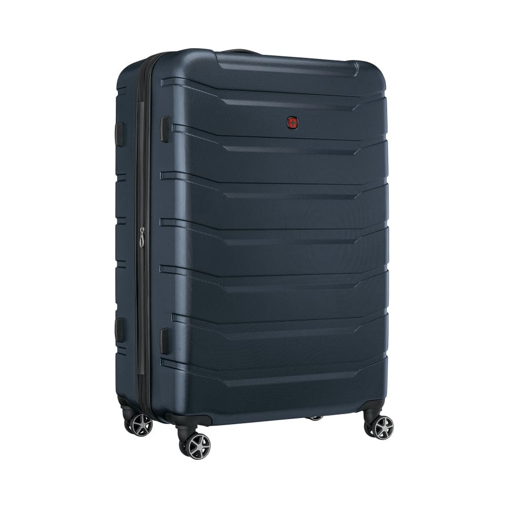 Wenger Vaiana Large Hardside Expandable 87cm Check-In Luggage Trolley Navy Blue - 612358