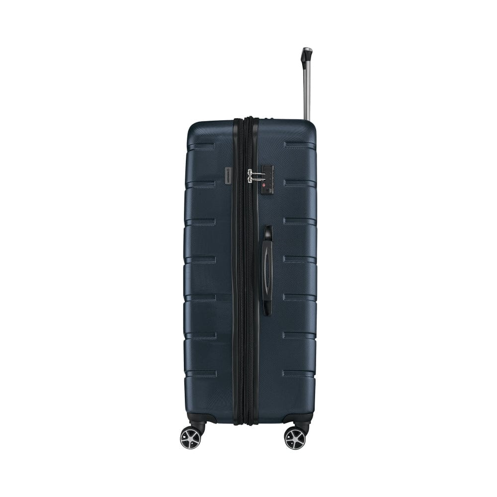 Wenger Vaiana Large Hardside Expandable 87cm Check-In Luggage Trolley Navy Blue - 612358