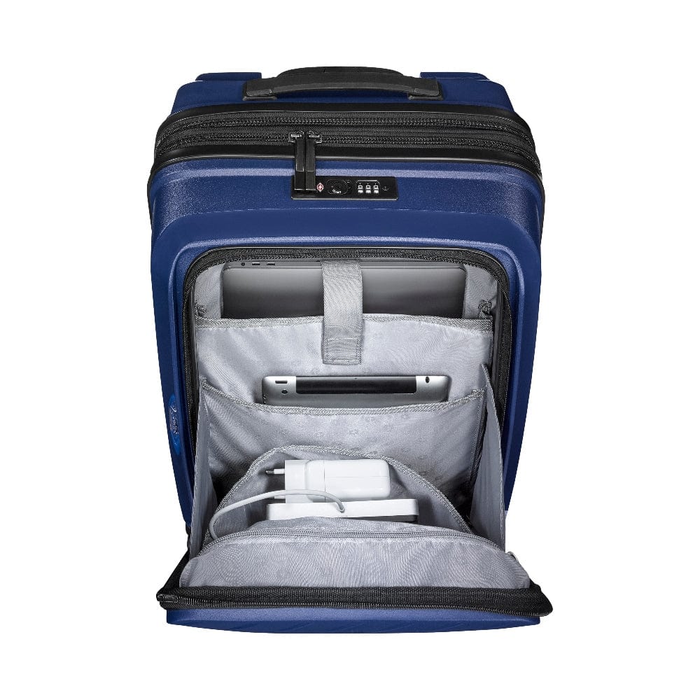 Wenger Ultra-Lite Hardside Carry-On Expandable 55cm Cabin Luggage Trolley Blue - 612370