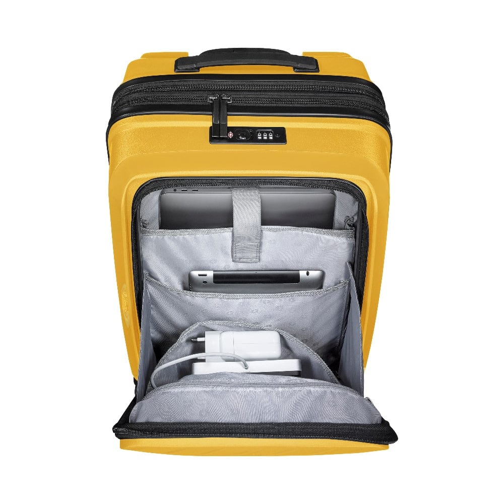 Wenger Ultra-Lite 3 Piece 55+67+76cm Hardside Expandable Check-In Luggage Trolley Set Yellow - 612368