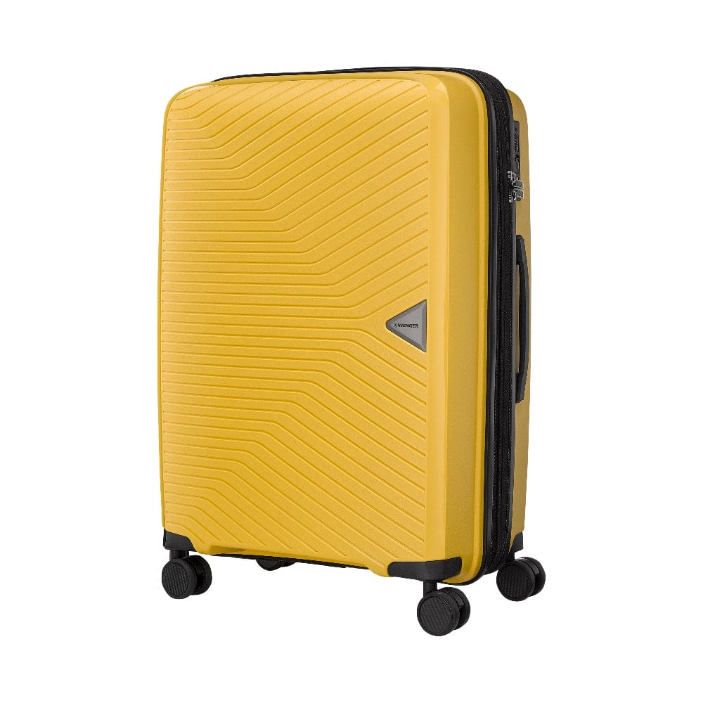Wenger Ultra-Lite 3 Piece 55+67+76cm Hardside Expandable Check-In Luggage Trolley Set Yellow - 612368