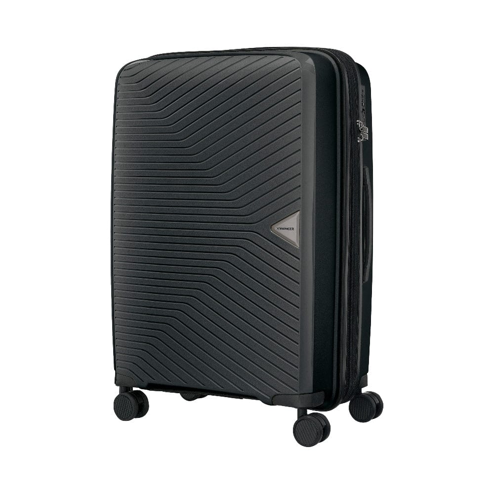 Wenger Ultra-Lite Hardside Medium Expandable 67cm Check-In Luggage Black - 612375