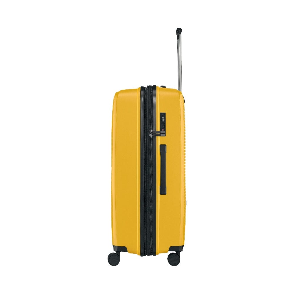 Wenger Ultra-Lite Hardside Large Expandable 76cm Check-In Luggage Trolley Yellow - 612377