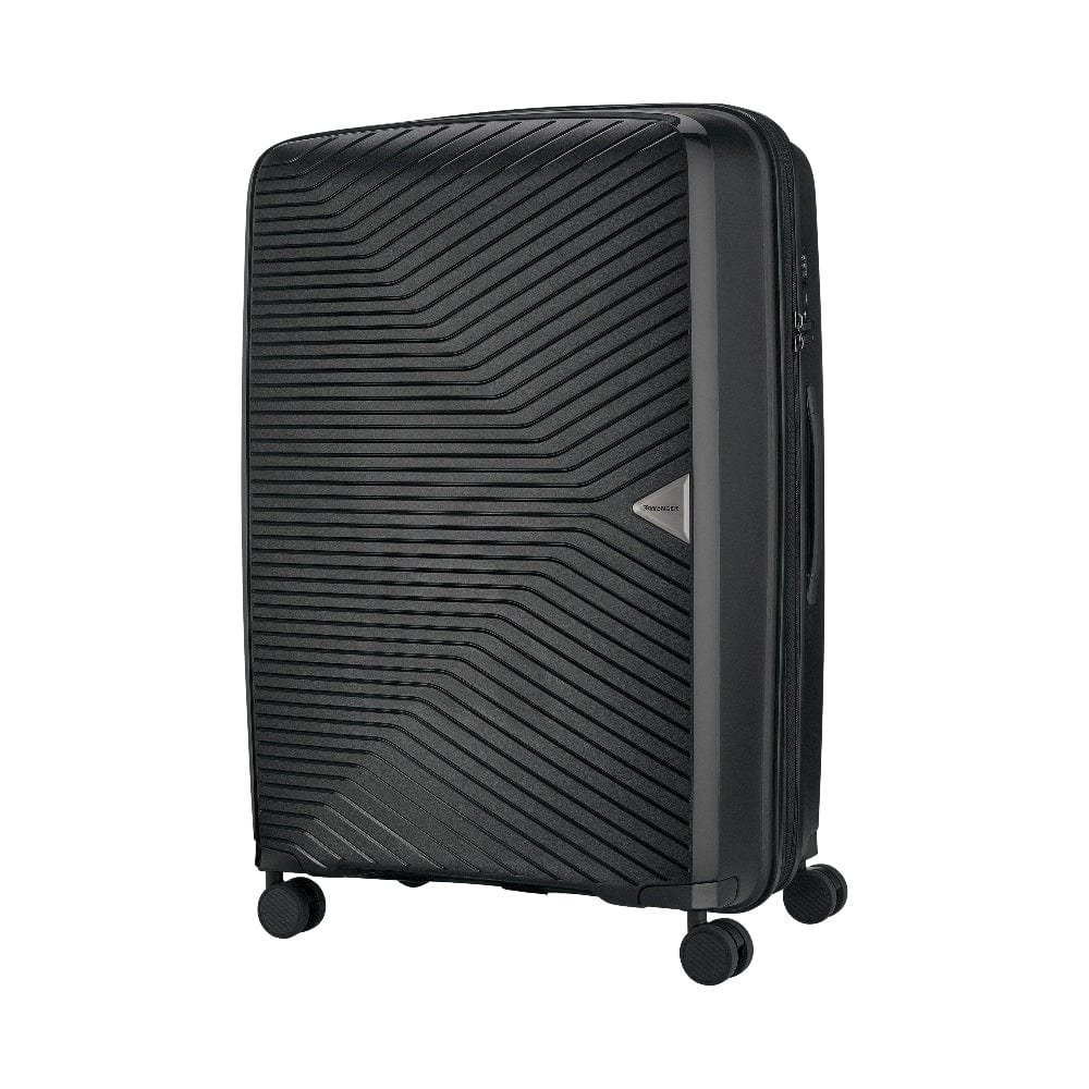 Wenger Ultra-Lite Hardside Large Expandable 76cm Check-In Luggage Trolley  Black - 612378