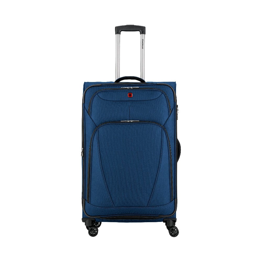 Wenger Beaumont Lite  Medium Softside Expandable 80cm Check-In Luggage Trolley Blue - 612384