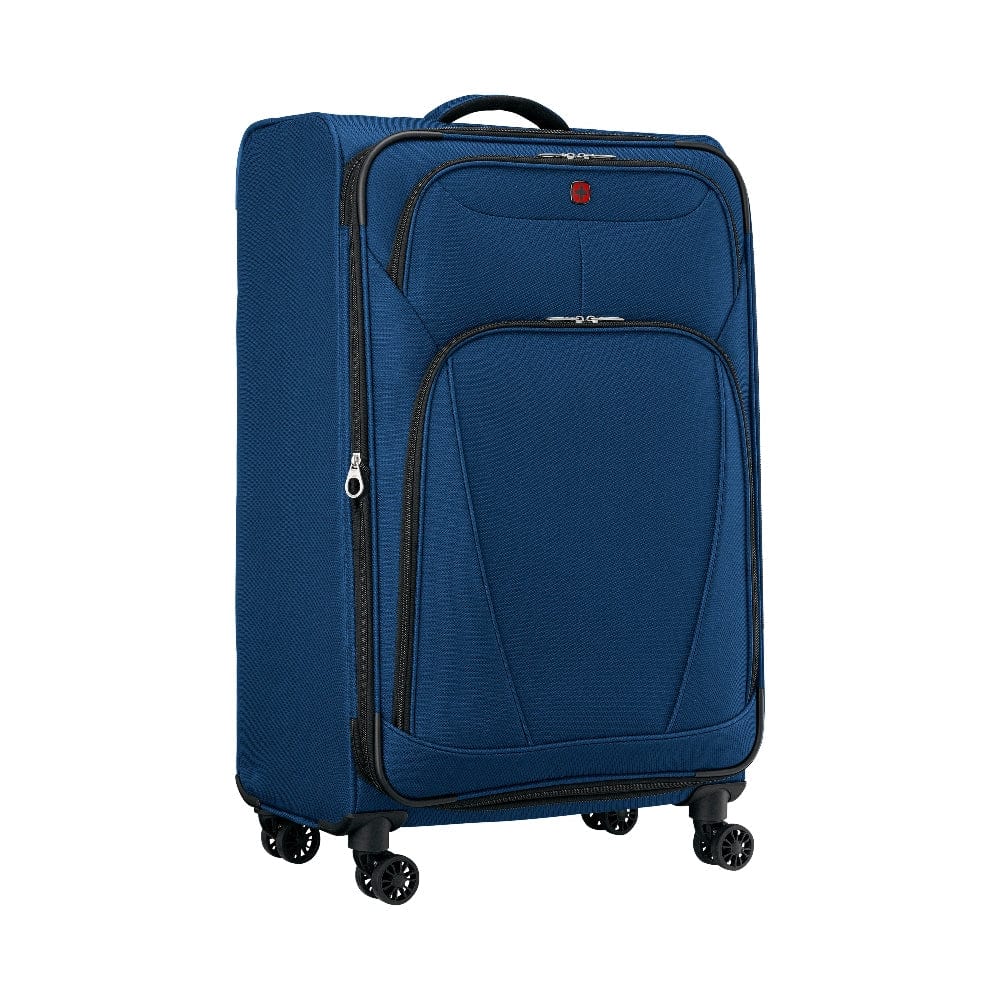 Wenger Beaumont Lite  Medium Softside Expandable 80cm Check-In Luggage Trolley Blue - 612384