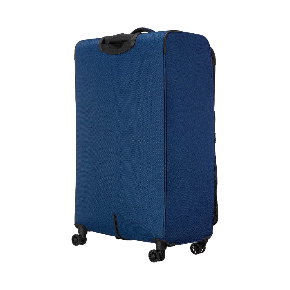 Wenger Beaumont Lite Large Softside Expandable 90cm Check-In Luggage Trolley Blue - 612386