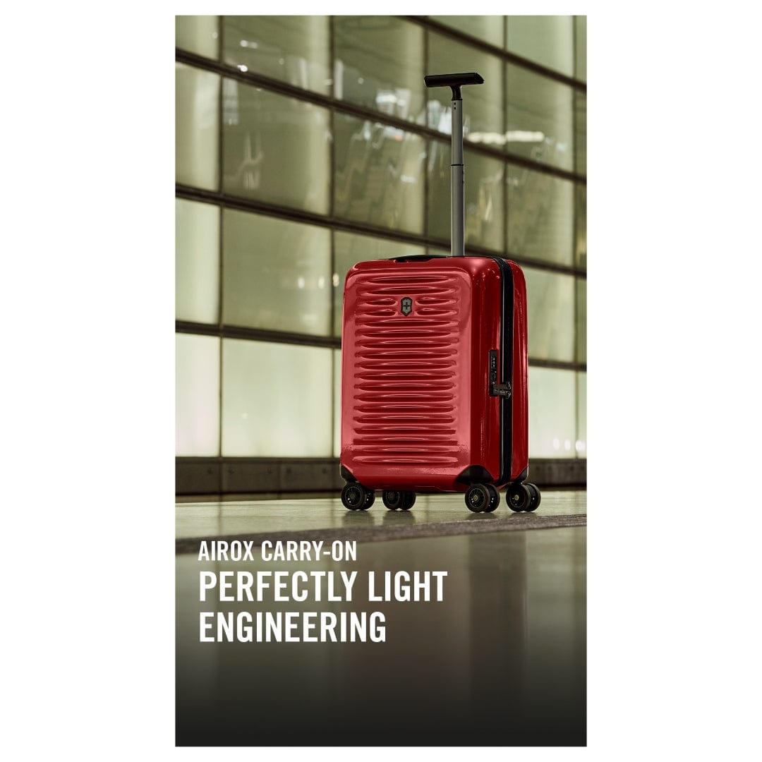 Victorinox Airox 55cm Global Hardside Non Expandable Super Lightweight Cabin Luggage Trolley Red - 612498