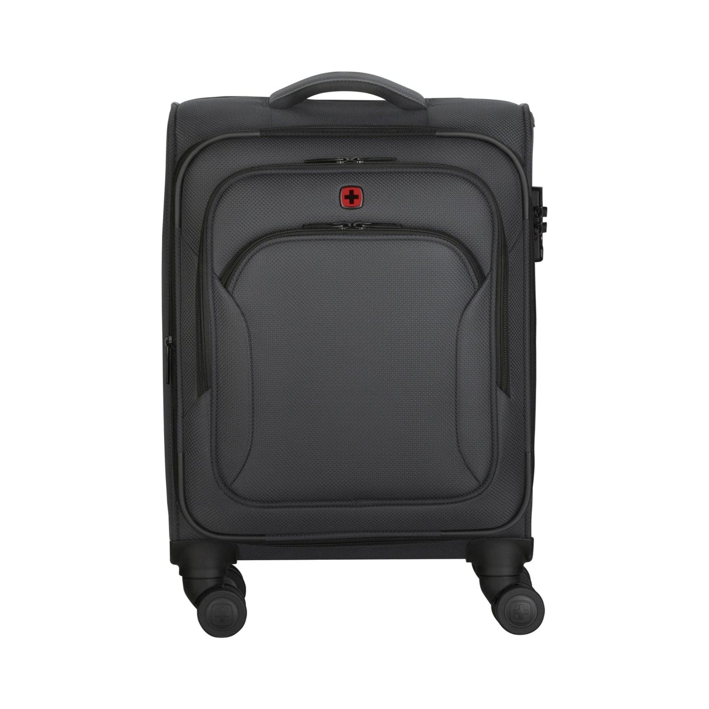 Wenger Vibrave 46cm Softcase 4 Double Wheel Expandable Cabin Luggage Trolley Anthra - 612552