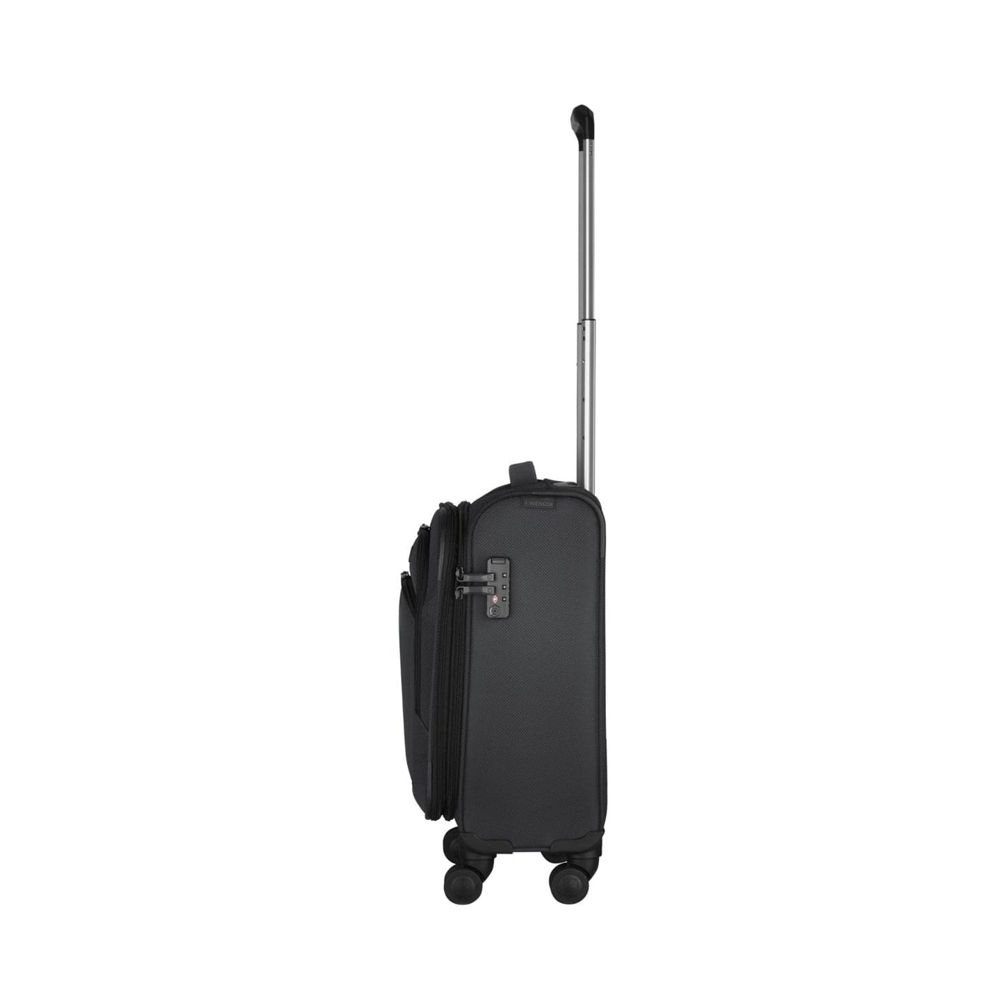 Wenger Vibrave 46cm Softcase 4 Double Wheel Expandable Cabin Luggage Trolley Anthra - 612552