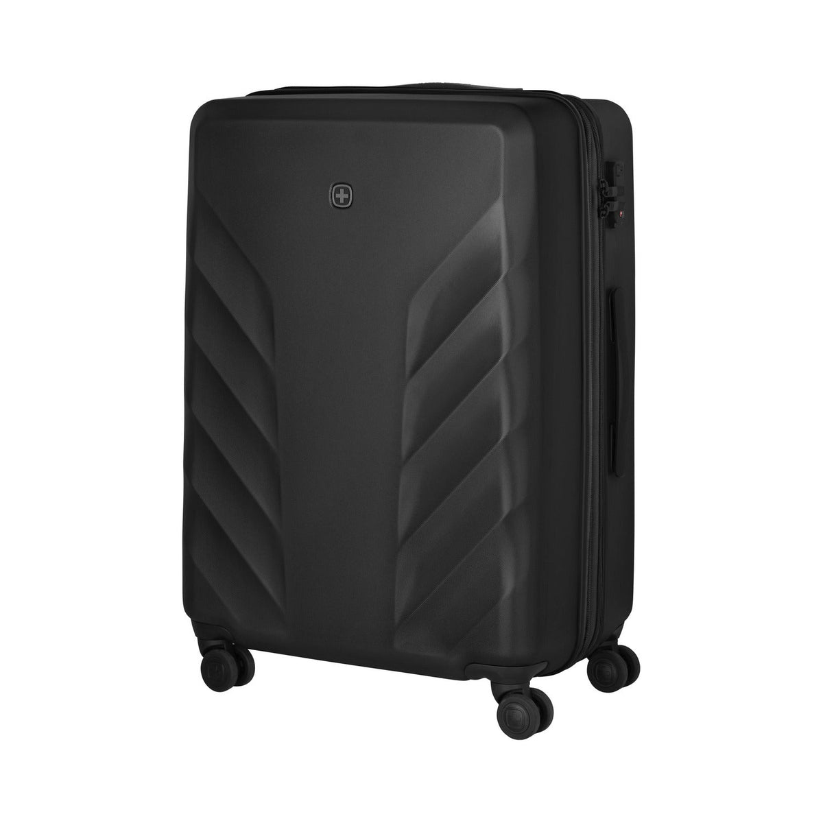 Wenger Motion 3 Piece 54+69+81cm Hardside Expandable Cabin & Check-In Luggage Trolley Set Black
