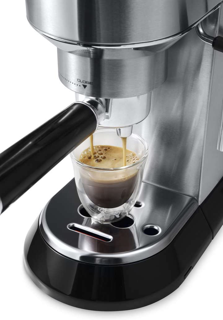 De'Longhi Dedica Style Pump Espresso  Coffee Machine Metalic- EC685.M - Jashanmal Home